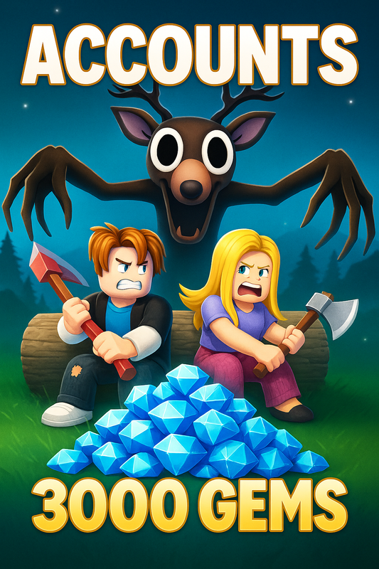 3000 Gems (Account) - 99 Nights in the Forest