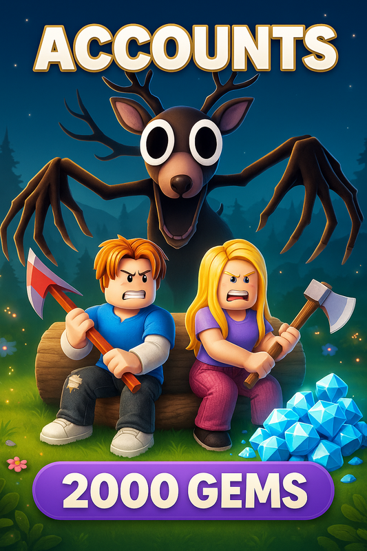 2000 Gems (Account) - 99 Nights in the Forest