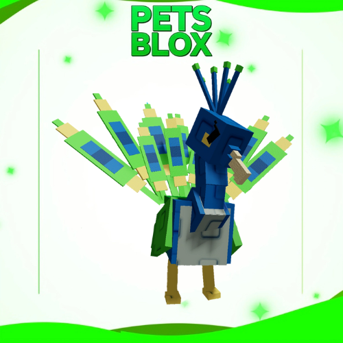 Huge / Rainbow Peacock (0:15m)  - Grow a Garden Pet [SUPER OP PET]