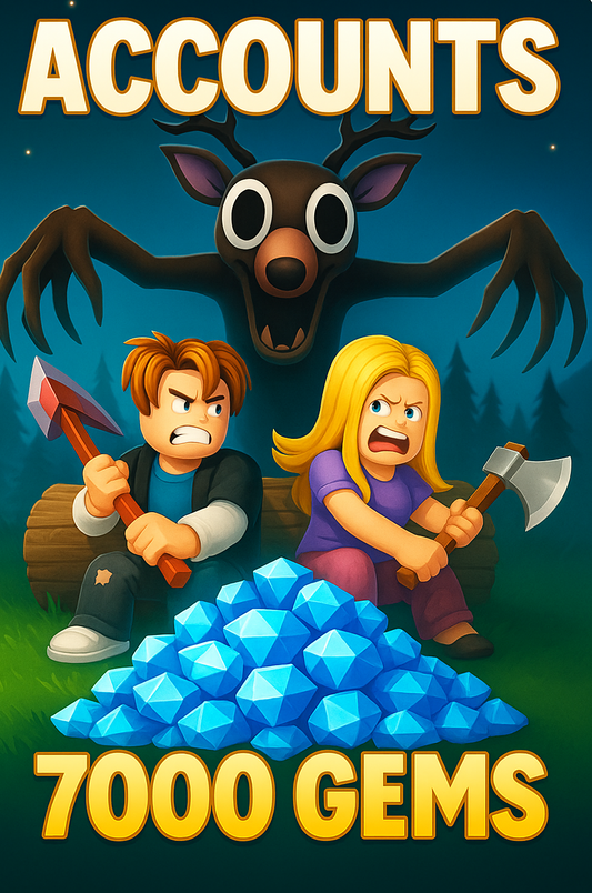 7000 Gems (Account) - 99 Nights in the Forest